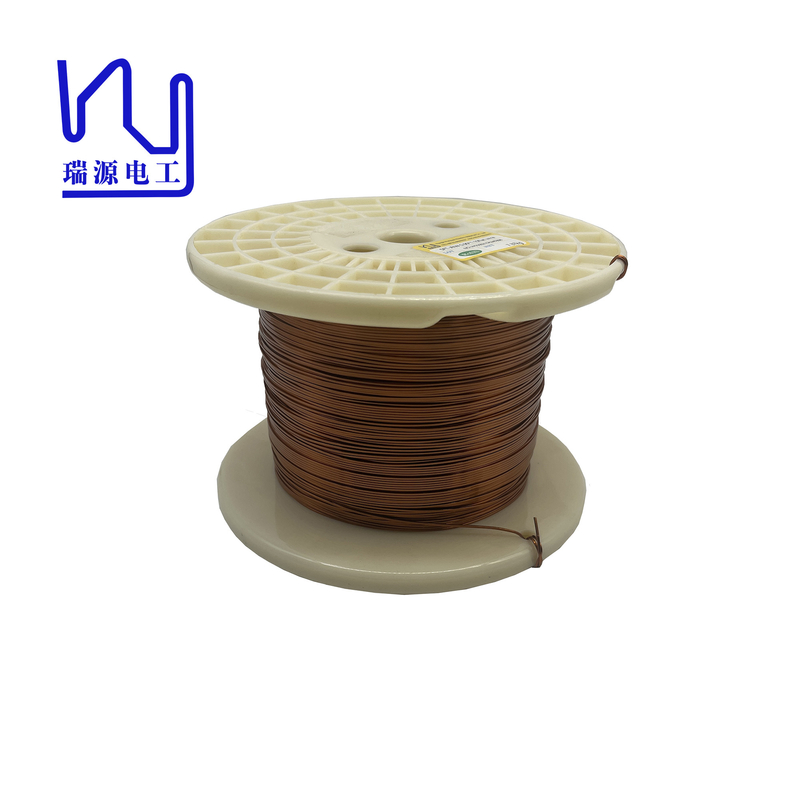 Polyamideimide 220 1.1mm Flat Enameled Copper Wire Rectangular Insulated Winding Wire