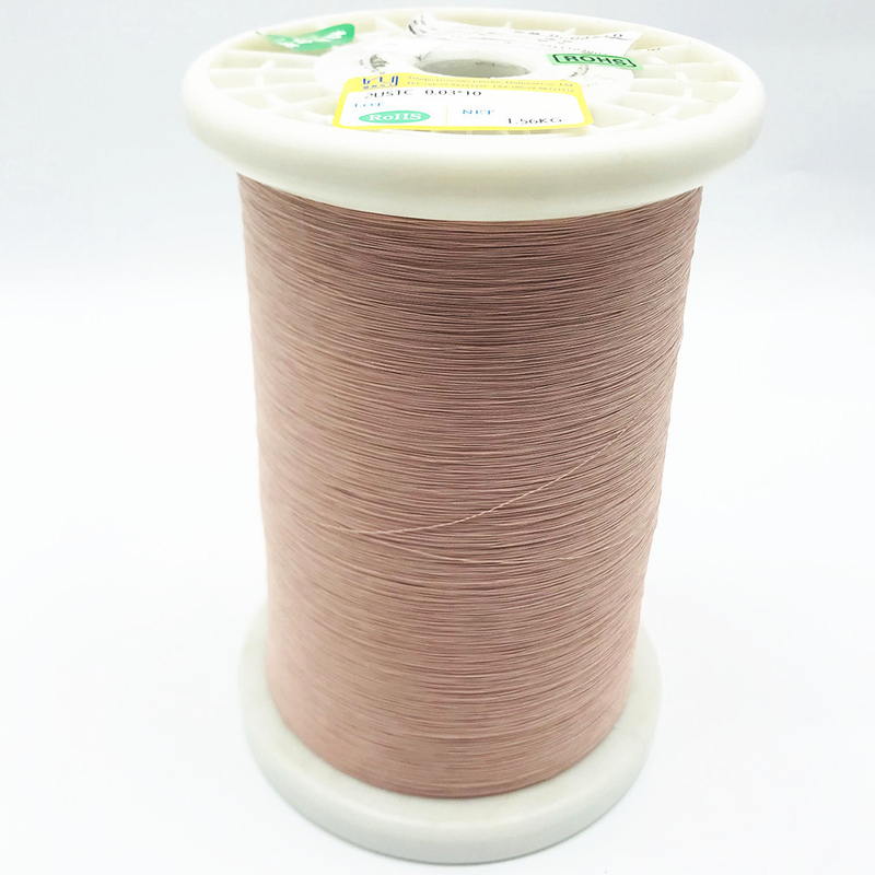 Ustcf 155 48awg/10 Copper Stranded Wire Dacron Silk Covered Litz
