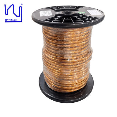 Custom PI Taped Litz Wire High Frequency Pure Copper Enameled Winding Wire for EV Motor Transformer AC 6000V Kapton