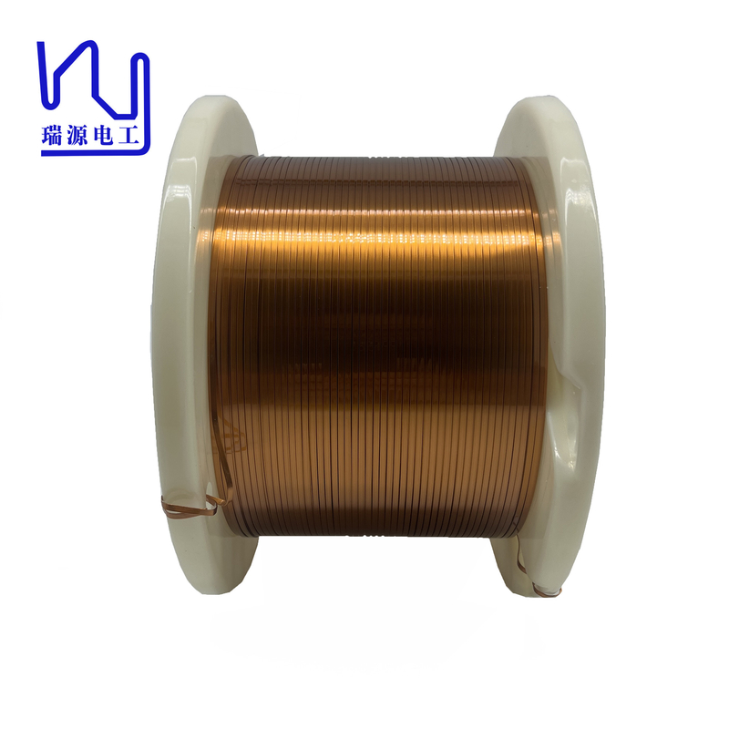 AIW220 High Temperature 0.2mmx4.0mm Enameled Flat Copper Winding Wire