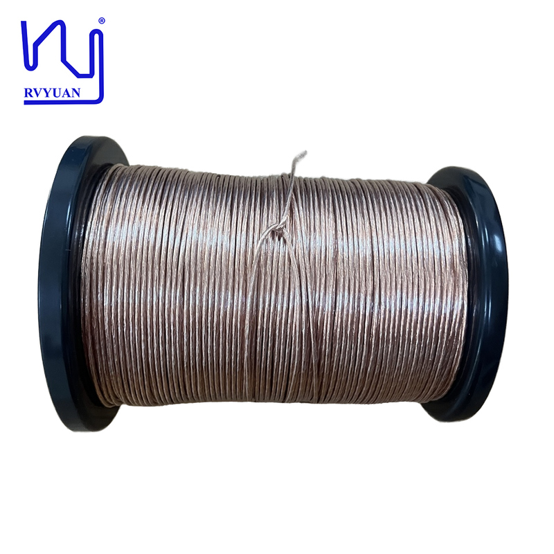 PET/PI Taped Litz Wire 0.2mm 80 Strands Copper Wire Insulated