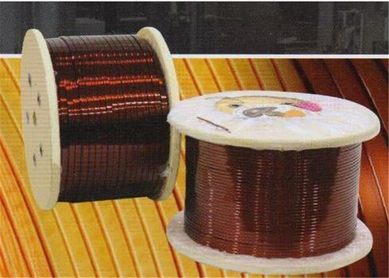 Alambre de cobre plano esmaltado AIW, alambre rectangular de 2,0 mm, 3 mm y 4 mm