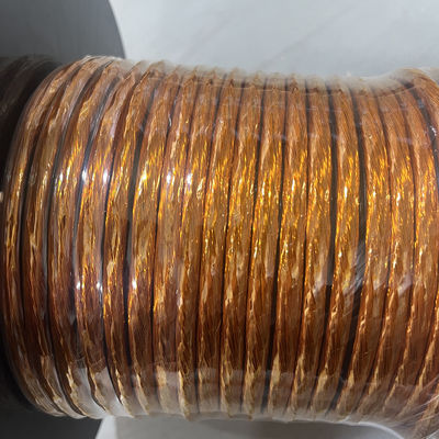 0.03mm- 0.4mm Cable de cobre enmallado con cinta adhesiva Litz