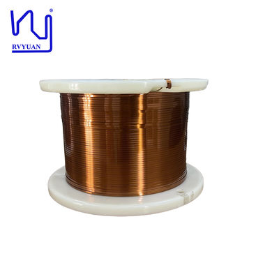 Alambre de cobre plano esmaltado 200/220 grado del imán para la bobina del motor