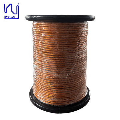 Alambre magnético de cobre esmaltado de alta frecuencia, alambre Litz grabado sólido 2UEW/H 0.1X1500 para transformadores