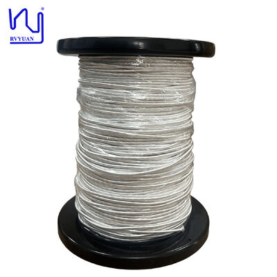 2USTC 0.03X4000 alambre Litz natural cubierto de seda de servicio único o doble