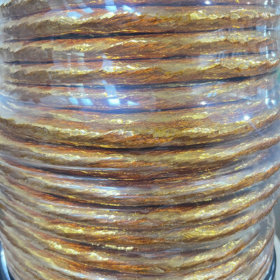 Cable de Litz con Aislamiento de PI de Alta Temperatura, 0.32mmx528 Hilos con Voltaje de Ruptura de 6000V