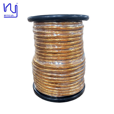 2UEW-F-PI alambre de Litz pegado con cinta 0.32mmx528 hebras alambre de Litz de cobre con alta tensión de ruptura para vehículos eléctricos